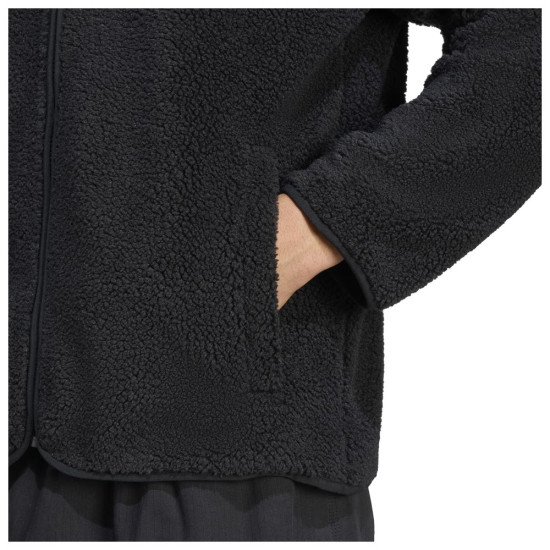 Adidas Ανδρικό μπουφάν Trefoil Essentials Teddy Fleece Jacket